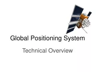Global Positioning System Technical Overview
