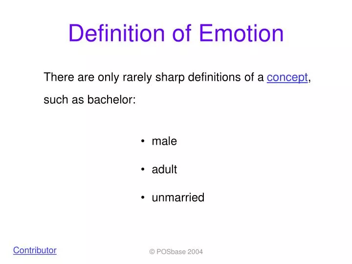 definition of emotion