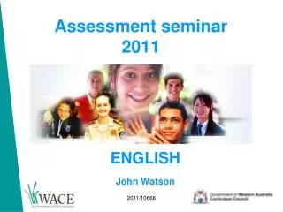 Assessment seminar 2011