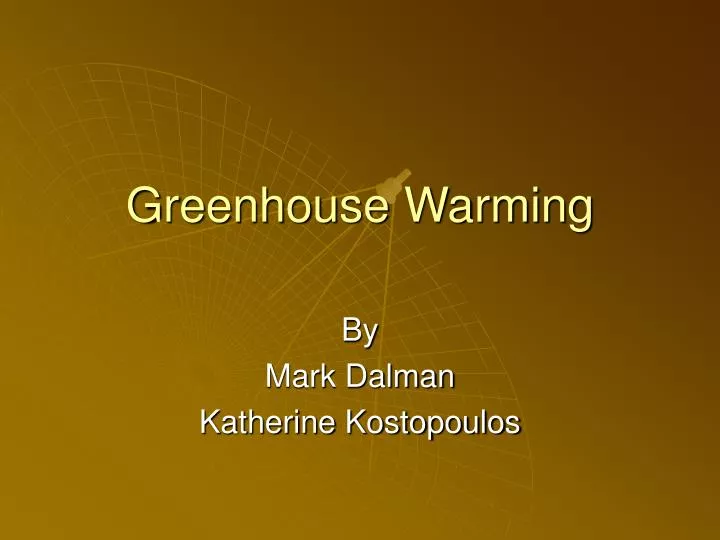 greenhouse warming