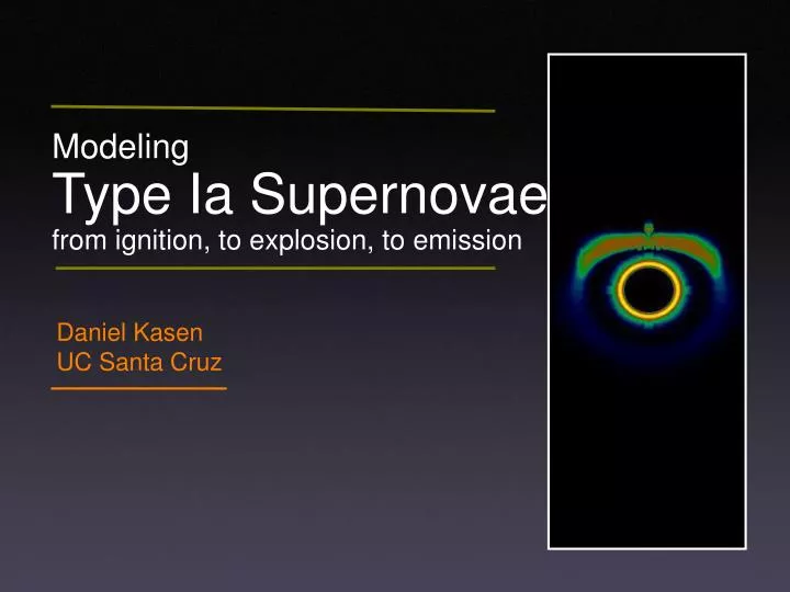 modeling type ia supernovae from ignition to explosion to emission