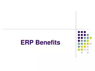 ERP Benefits