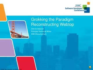 Grokking the Paradigm Reconstructing Webtop