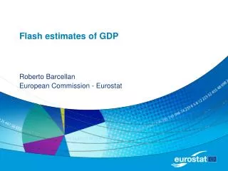 Flash estimates of GDP