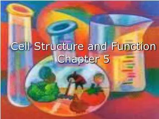 Cell Structure and Function Chapter 5