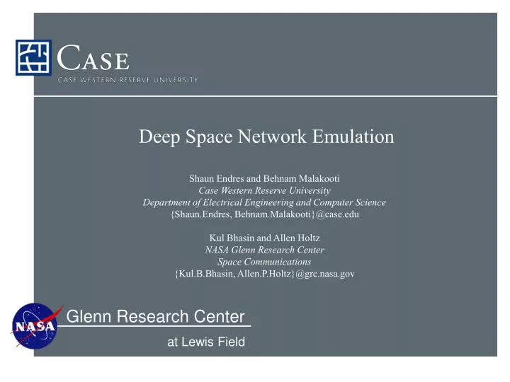 deep space network emulation
