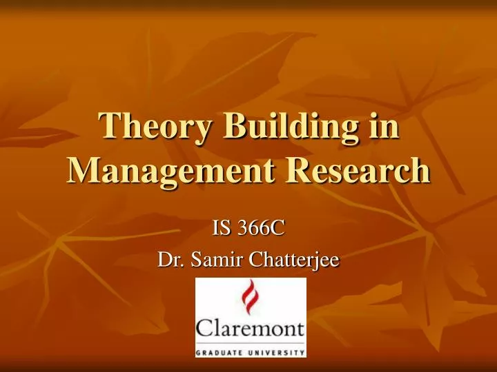 theory building in management research