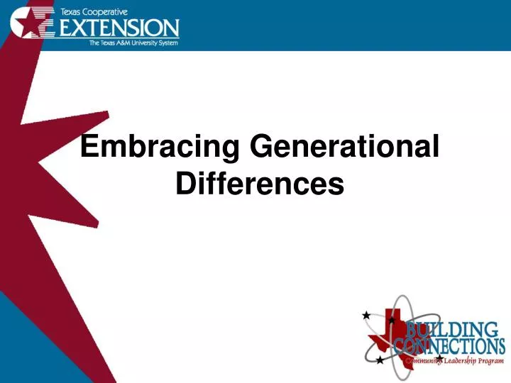 embracing generational differences