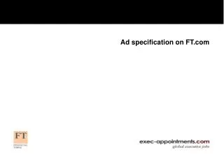 Ad specification on FT.com