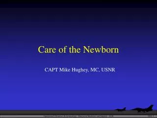 Care of the Newborn