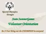 Special Olympics Georgia
