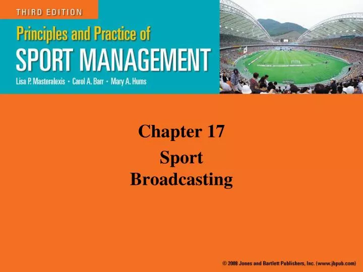 chapter 17 sport broadcasting