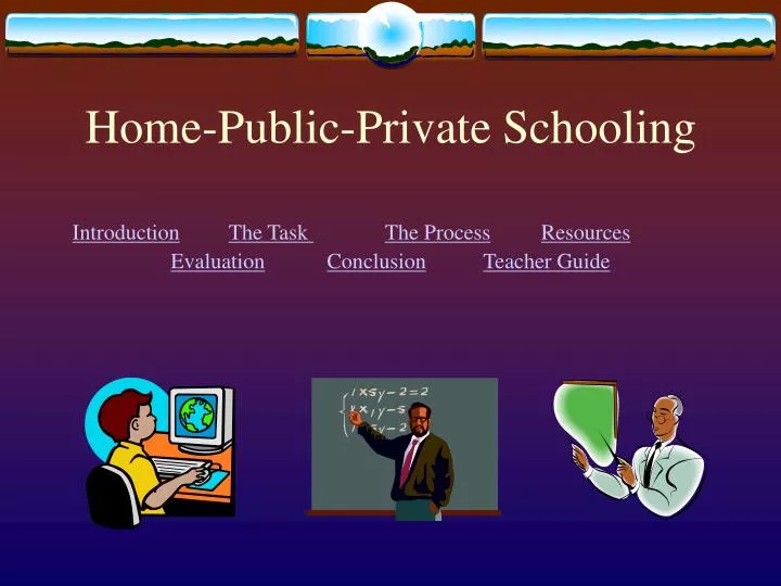 home public private schooling