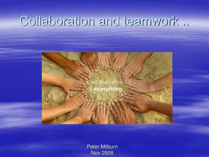 collaboration and teamwork