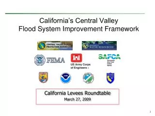 California’s Central Valley Flood System Improvement Framework
