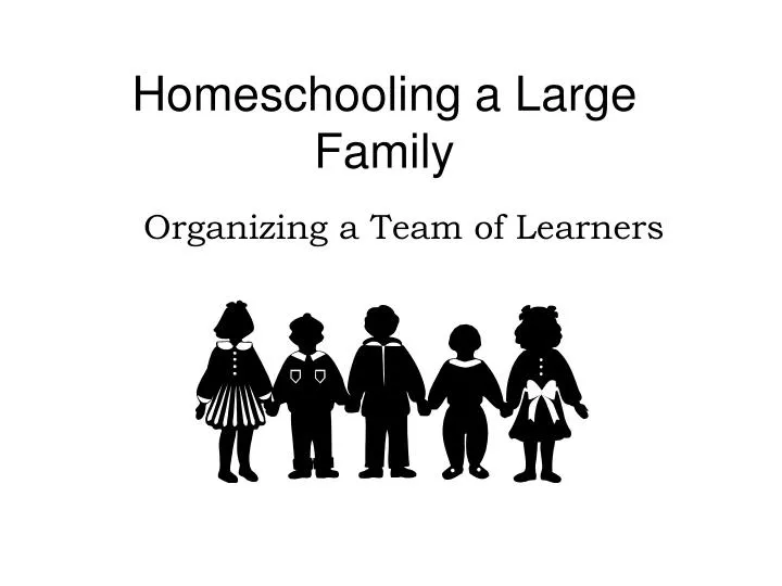 homeschooling a large family