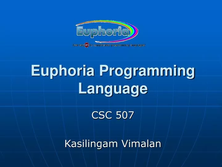 euphoria programming language