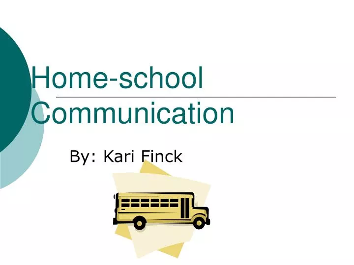 home school communication