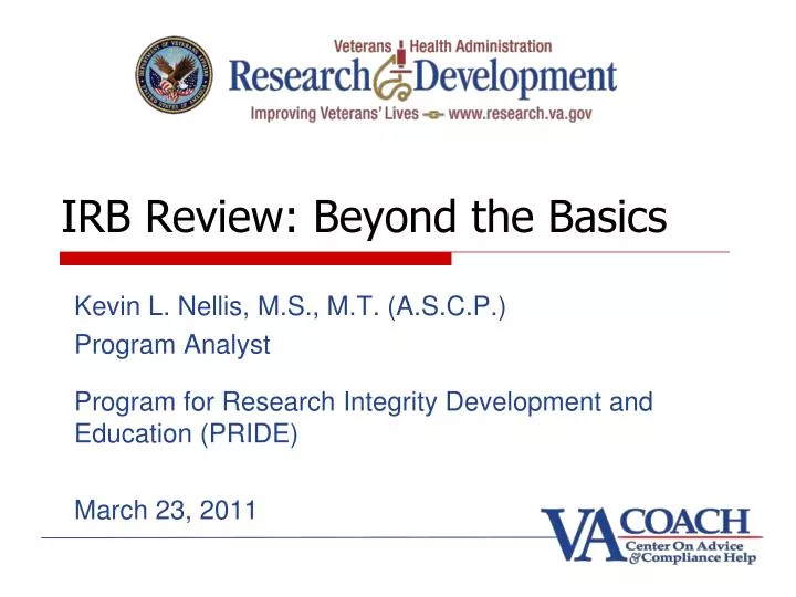 irb review beyond the basics