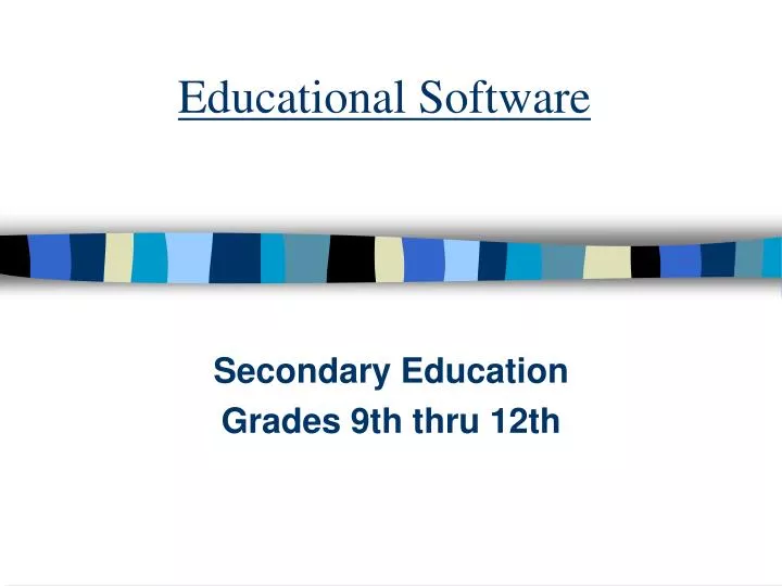 educational software
