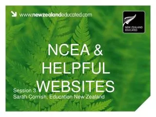 NCEA &amp; HELPFUL WEBSITES
