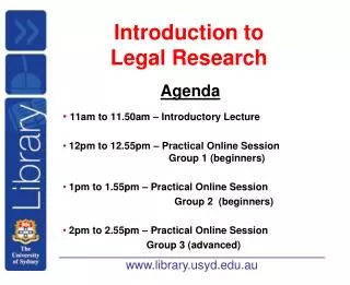 Introduction to Legal Research
