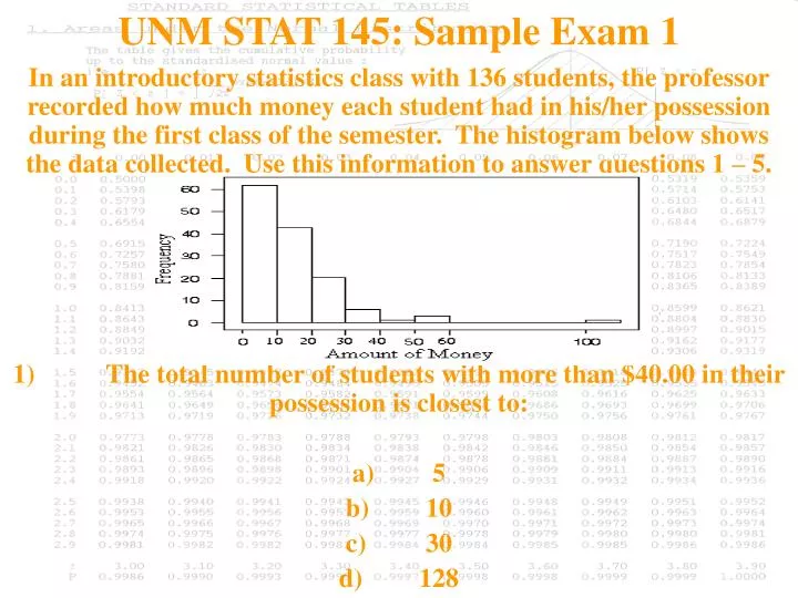 unm stat 145 sample exam 1