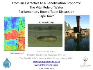 From an Extractive to a Beneficiation Economy: The Vital Role of Water Parliamentary Round Table Discussion Cape Town 3
