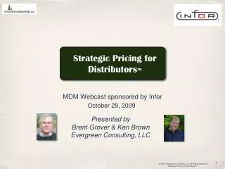 Strategic Pricing for Distributors TM