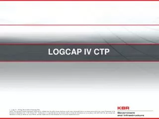 LOGCAP IV CTP