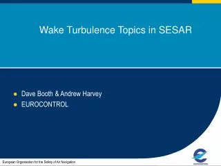 Wake Turbulence Topics in SESAR