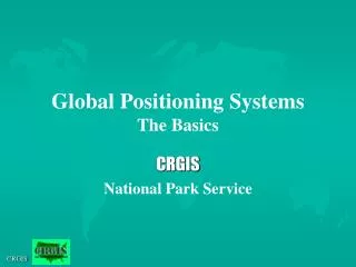 Global Positioning Systems The Basics