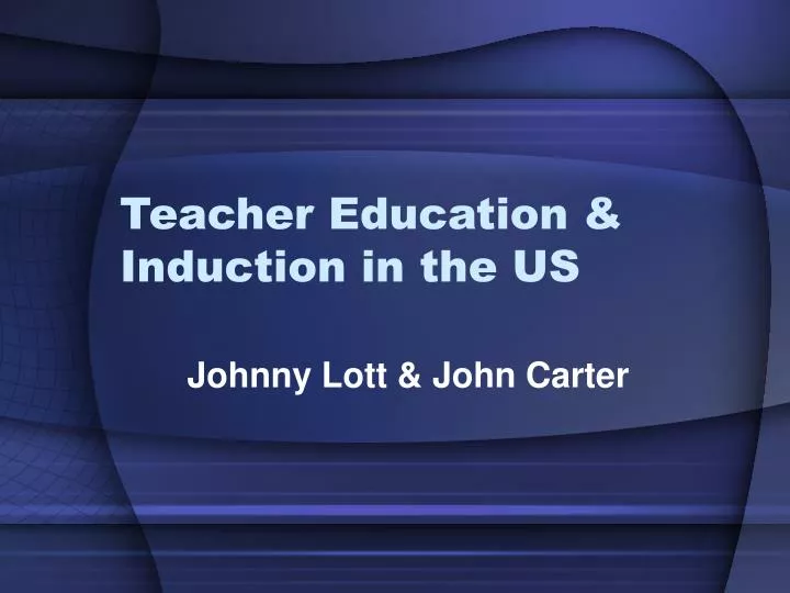 teacher education induction in the us