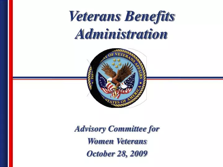 advisory committee for women veterans october 28 2009