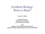 What is “synthetic biology?” - slide 1