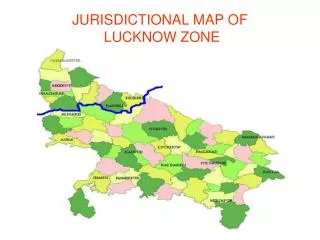 JURISDICTIONAL MAP OF LUCKNOW ZONE