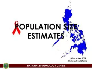 POPULATION SIZE ESTIMATES