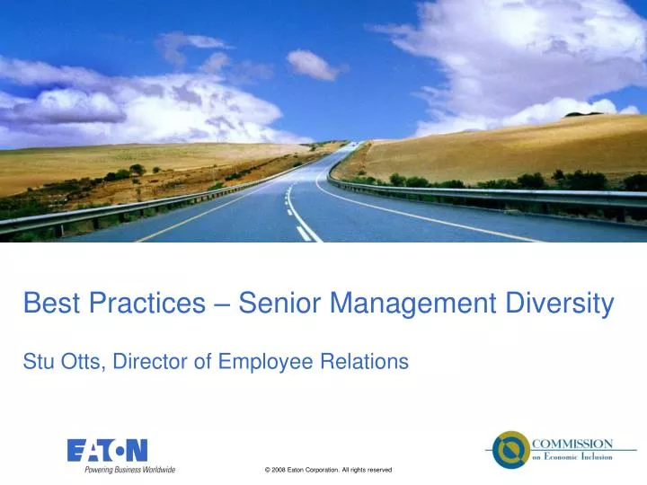 best practices senior management diversity stu otts director of employee relations