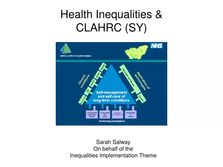 health inequalities clahrc sy