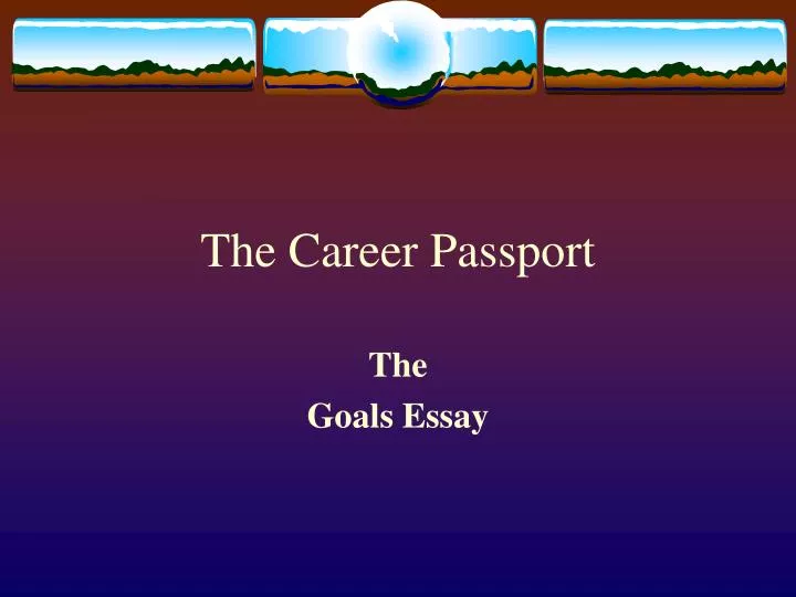the career passport