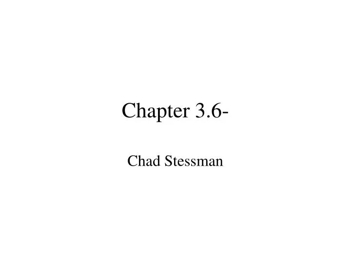 chapter 3 6