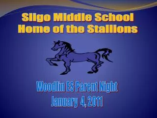 Sligo Middle School Home of the Stallions