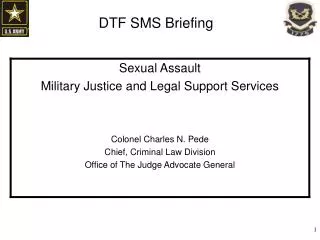 DTF SMS Briefing