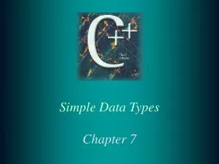 Simple Data Types