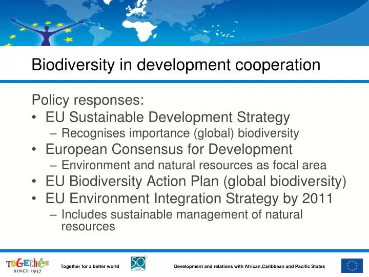 biodiversity in development cooperation