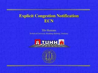 Explicit Congestion Notification ECN