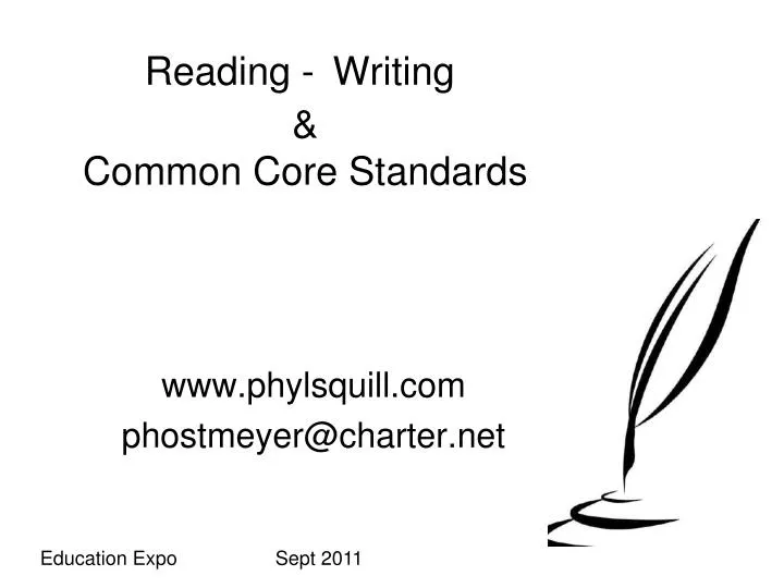 reading writing common core standards