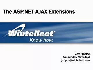 The ASP.NET AJAX Extensions