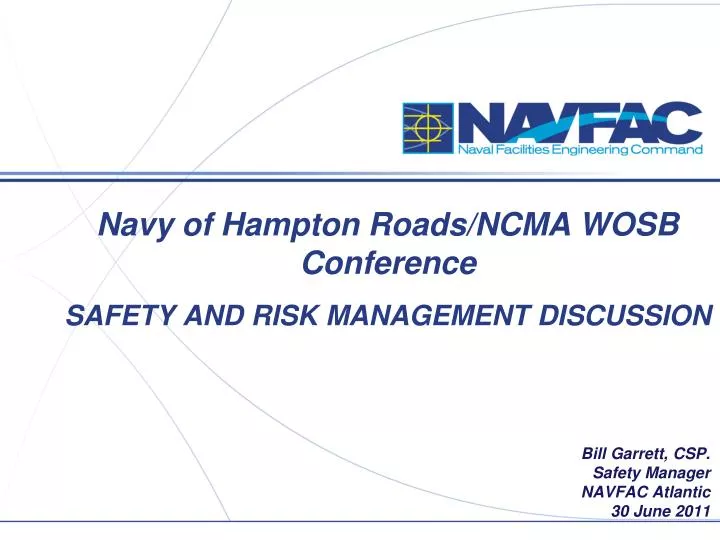 navy of hampton roads ncma wosb conference safety and risk management discussion