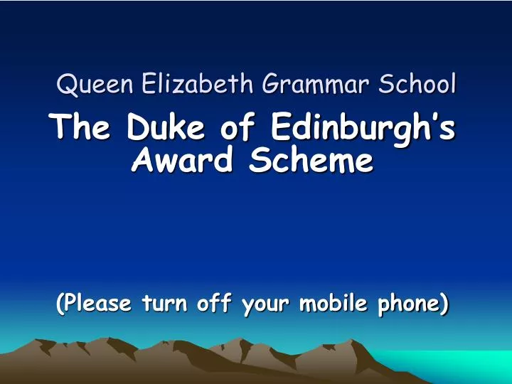 queen elizabeth grammar school
